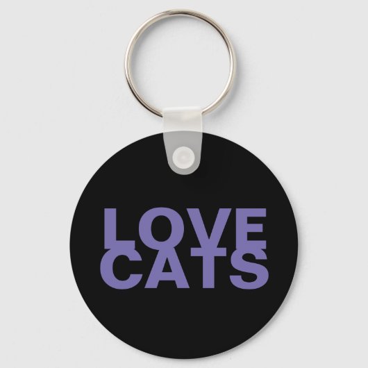 Liebe Cats Schlüsselanhänger (Vorderseite)