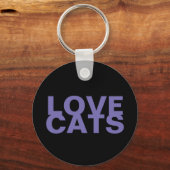 Liebe Cats Schlüsselanhänger (Vorderseite)