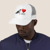 Liebe Cats Tuxedo Cat Trucker Hat Truckerkappe (Beispiel)