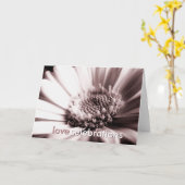 Liebe Celebrations Card Karte (Gelbe Blume)