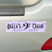 Liebe Cello Autoaufkleber (Auf Auto)