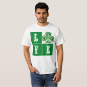 Liebe Celtic Kleeblatt Hearts T-Shirt (Vorne ganz)