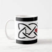 Liebe Celtic Knot Kaffeetasse (Links)