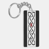 Liebe Celtic Knot Schlüsselanhänger (Vorderseite links)