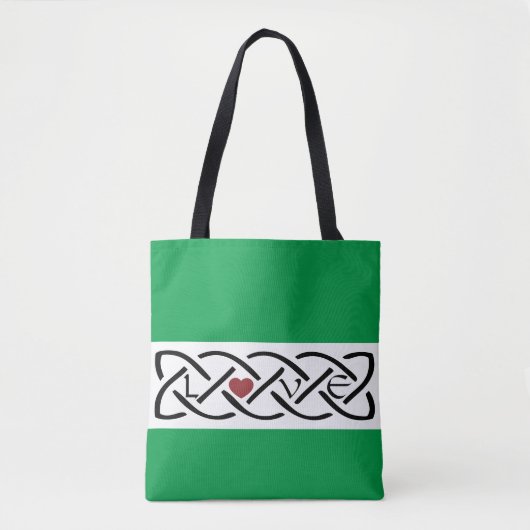 Liebe Celtic Knot Tasche (Vorderseite)