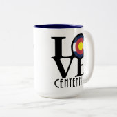 LIEBE Centennial Colorado 15oz Zweifarbige Tasse (VorderseiteRechts)