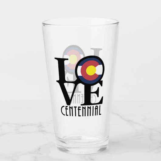 LIEBE Centennial Colorado Glas (Vorderseite)