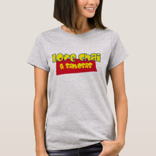 Liebe Chai Und Samosas T-Shirt - Lustiger Indische