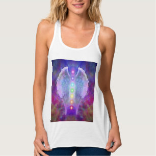Liebe, Chakra, Engel, Gott, Heiler, Heilung, Yoga, Tank Top