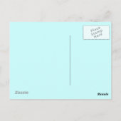 Liebe Chalk-Message-Karte Postkarte (Rückseite)