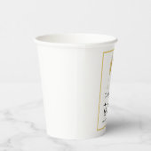 Liebe Champagner Toast Wedding Pappbecher (Rechts)