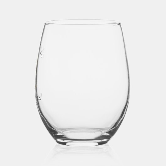 Liebe Champagnerbrille Weinglas Ohne Stiel (Links)