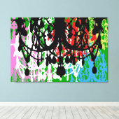 Liebe Chandelier XLARGE 60X40 (weitere Optionen) - Leinwanddruck (Insitu (Holzboden))