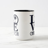 LIEBE Charleston 15oz Zweifarbige Tasse (Mittel)