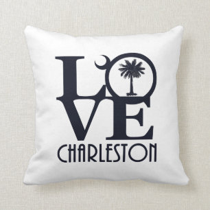LIEBE Charleston South Carolina Kissen