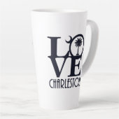 LIEBE Charleston Tall Milchtasse (Rechte Ecke)