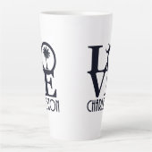 LIEBE Charleston Tall Milchtasse (Vorderseite)