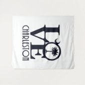 LIEBE Charleston Wandteppich (Vorderseite (Horizontal))