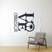 LIEBE Charleston Wandteppich (Beispiel (Horizontal))