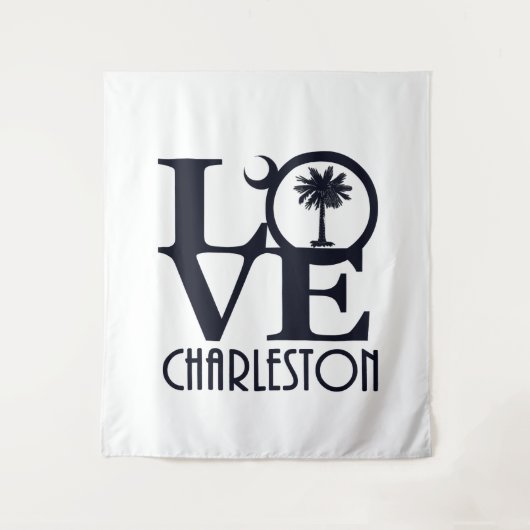 LIEBE Charleston Wandteppich (Vorderseite)