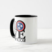 LIEBE Chattanooga Tennessee 15oz Tasse (Vorderseite Links)