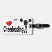 Liebe Cheerleader Gepäckanhänger (Vorderseite horizontal)