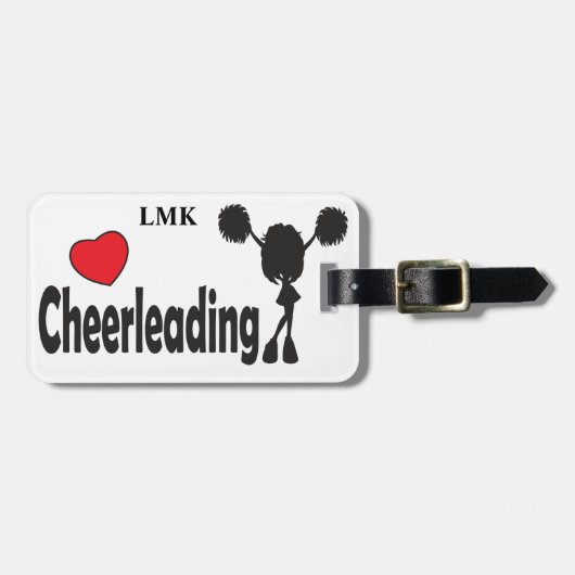 Liebe Cheerleader Gepäckanhänger (Vorderseite horizontal)