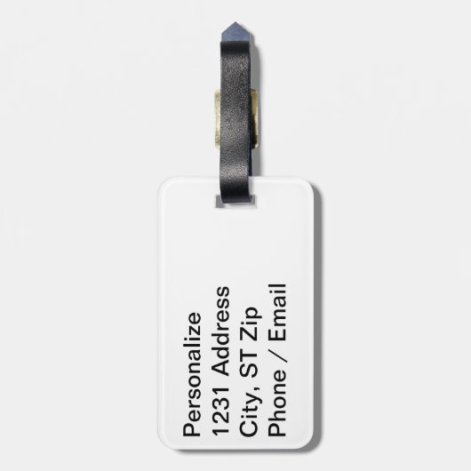 Liebe Cheerleader Gepäckanhänger (Rückseite vertikal)