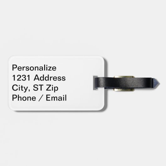 Liebe Cheerleader Gepäckanhänger (Rückseite horizontal)