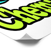 Liebe Chemie des Hornhautes Poster (Ecke)