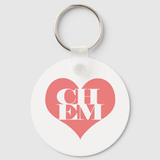 Liebe Chemie Schlüsselanhänger (Vorderseite)