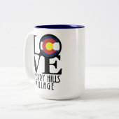 LIEBE Cherry Hills Village 15oz Zweifarbige Tasse (Vorderseite Links)