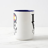 LIEBE Cherry Hills Village 15oz Zweifarbige Tasse (Mittel)