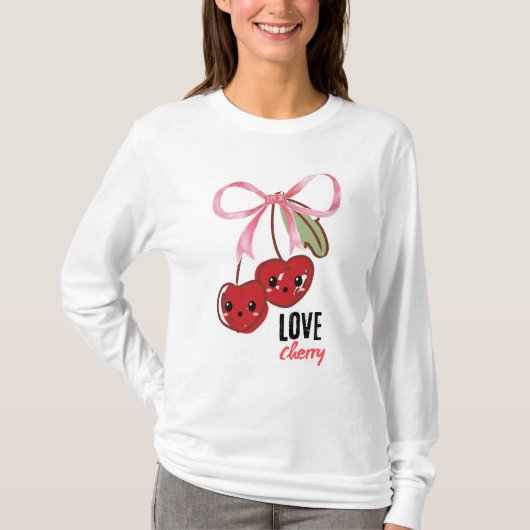 LIEBE CHERRY T-Shirt (Vorderseite)