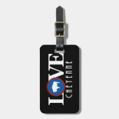 LIEBE Cheyenne Gepäckanhänger (Vorderseite vertikal)