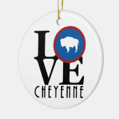 LIEBE Cheyenne yoming Keramik Ornament (Links)
