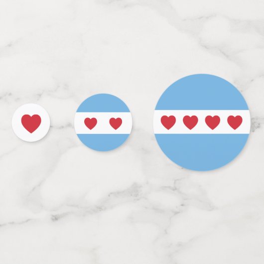 Liebe Chicago | Confetti Konfetti (Vorderseiten)