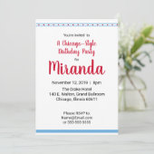 Liebe Chicago | Einladung (Stehend Vorderseite)