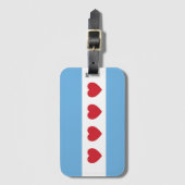 Liebe Chicago | Gepäckmarke Gepäckanhänger (Vorderseite Vertikal)