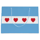 Liebe Chicago | Geschenktasche | Groß Große Geschenktüte (Vorderseite)
