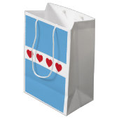Liebe Chicago | Geschenktüte | M (Rückseite Schrägansicht)