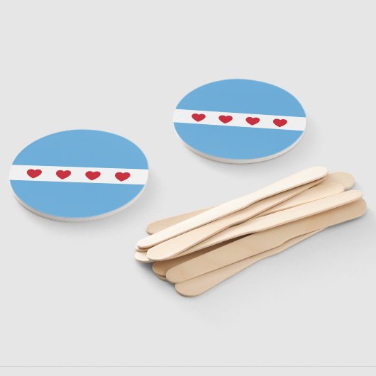 Liebe Chicago | Handfächer (Non-assembled)