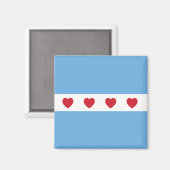 Liebe Chicago | Magnet (Vorderseite/Rückseite)