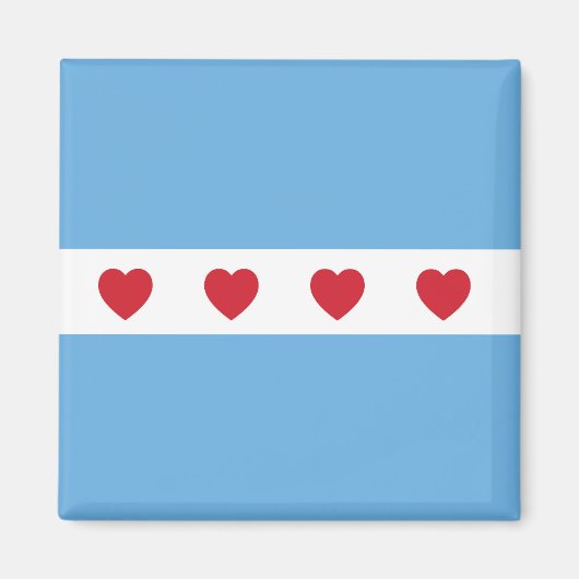 Liebe Chicago | Magnet (Vorne)