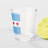 Liebe Chicago | Schießglas Schnapsglas (Rechts)