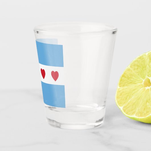 Liebe Chicago | Schießglas Schnapsglas (Rechts)