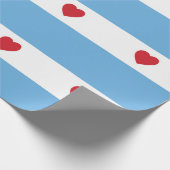 Liebe Chicago | Schleifpapier Geschenkpapier (Ecke)