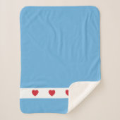 Liebe Chicago | Sherpa Blanket | Luxus Sherpadecke (Vorderseite)