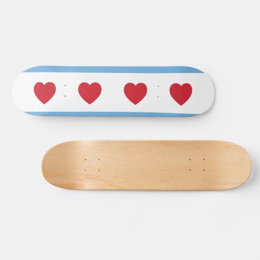 Liebe Chicago | Skateboard (Horizontal)