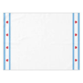Liebe Chicago | Tablecloth | Baumwolle Tischdecke (Vorderseite (Horizontal))